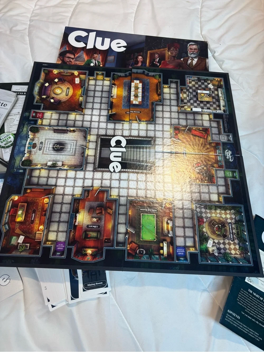 Clue Board Game for Ages 8 and Up, Reimagined Clue Game for 2-6 Players, Mystery